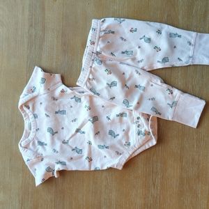 Hanna light pink bunny outfit EUC